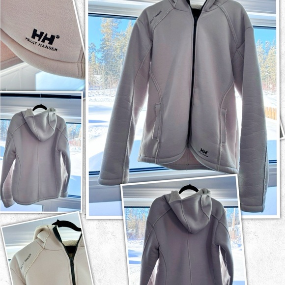 Helly Hansen Jackets & Blazers - Helly Hansen Soft Beige Hooded Jacket